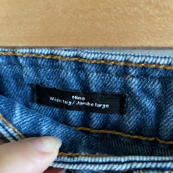 Frank & Oak Nina Wide Leg Jeans Size 25 - Picture 6 of 9